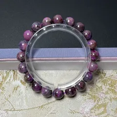 綺麗 EU製 ★スギライト杉石★ブレスレット パワーストーン 天然石B 綺麗 平和 お守り ギフト 8.8-9.6mmZZ1115