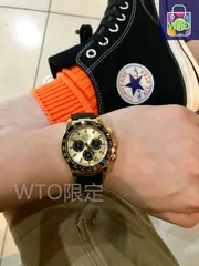 【今日特価】ROLEX ロレックス ゴールドテープ デイトナ ゴールドダイヤルと黒いサブダイヤルを備える