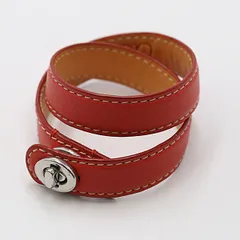 良品 コーチ ブレスレット/バングル レザー レッドカラー ファッション ブランド小物 2000000 NSK SMZ