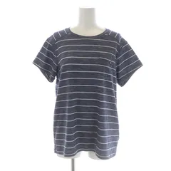 ミレー MILLET LD WOOL BORDER T-SHIRT Tシャツ カットソー クルーネック プルオーバー 半袖 ボーダー ウール混 M L 紺 ネイビー 白 ホワイト MIV01599 /SI5のサムネイル