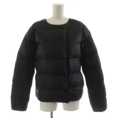 ピレネックス Pyrenex カンヌ CANNES ダウンジャケット ノーカラー ナイロン アウター 38 黒 ブラック HWK040 /AN56