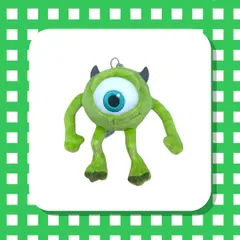 ディズニー 【マイク】モンスターズインク ぬいぐるみバッジ ぬいば 東京ディズニーリゾート TDR※定形外郵便発送