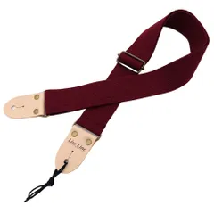 ギターストラップ LIVE LINE（ライブライン） LS2000CWR　ワインレッド アクリルコットン ストラップのサムネイル