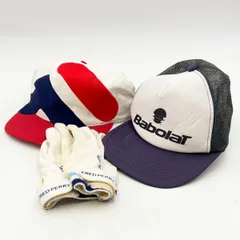 [3点セット] Fred Perry グローブ FILA バボラ キャップ レディース テニス