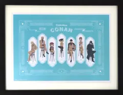【中古】雑貨 集合 Trad style collection 額入りアート 「セガ ラッキーくじ 名探偵コナン Trad style collection」 S賞