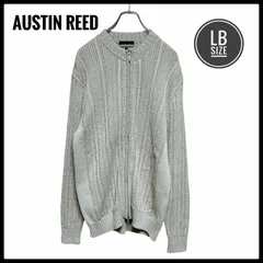 英国王室御用達 AUSTIN REED オースチン リード ニット ジップアップ カーディガン ロイヤルワラント