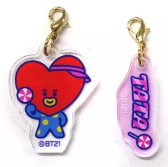 [중고] 잡화 TATA(부이) 아크릴 매력 [BT21 CAFE ~Pink candy shop~]