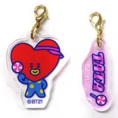 【中古】雑貨 TATA(ブイ) アクリルチャーム 「BT21 CAFE ～Pink candy shop～」
