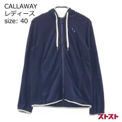 CALLAWAY キャロウェイ ジップジャケット パイルパーカー ネイビー系 L ［240001923901］