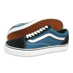【新品】22-25cm バンズ VANS スニーカー メンズ レディース オールド スクール Old Skool VN000D3HNVY ネイビー スニーカー 定番 紺  海外企画 ヴァンズ