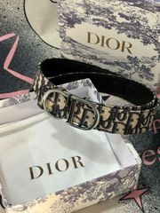 極美品 Dior ベルト  CDロゴ  クリスチャンディオール