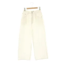 ジャーナルスタンダード レリューム JOURNAL STANDARD relume 24SS タック ワイドデニムパンツ  36 ホワイト /ES ■OS