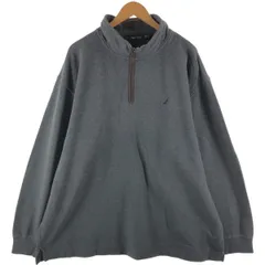 古着 ノーティカ NAUTICA ハーフジップスウェットシャツ トレーナー メンズXXL相当/eaa434914