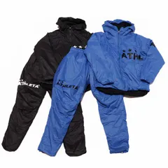 ATHLETA アスレタ 04177J 04179J ジュニア　ボーイズ　アクティブホロウジャケット+パンツ　中綿ウォーマー　上下セット