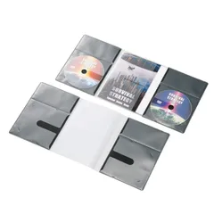 【特価セール】ディスクケース 省スペース CD エレコム DVD 2枚収納 10枚パック ブラック CCD-DP2D10BK