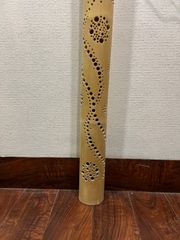 竹あかり　灯　竹燈籠　約128センチ　手作り品
