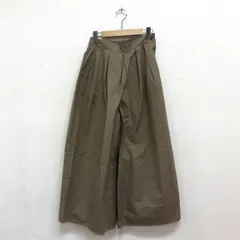 タグ付 POU DOU DOU サイドボタンタックワイドパンツ イージーパンツ