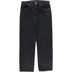 古着 リーバイス Levi's リーバイス501 ユーロモデル ブラックジーンズ ストレートデニムパンツ 英国製 メンズw34/eaa364760