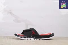 【今日特価】Air Jordan AA1336-006 ブラックレッド スリッパ-WTO輸入2