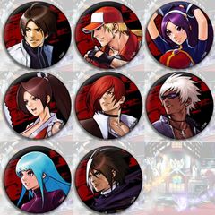 KOF】八神庵/草薙京/不知火舞 8種缶バッジセット58mm - メルカリ