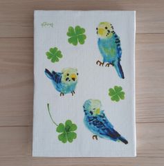 TORINOS 　セキセイインコ　アートキャンバス