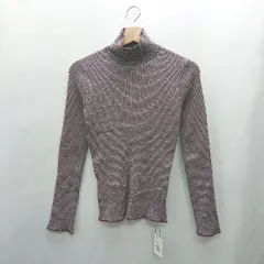 ◇ ⊇ ◎ ●未使用● CIAOPANIC TYPY チャオパニックティピー ハイネック 長袖 カットソー サイズ1 パープル レディース E  【1502060036818】