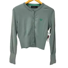 フレッドペリー FRED PERRY 別注クルーネックカーディガン レディース  USA 6