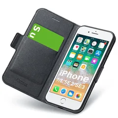 iPhoneSE第3世代 ケース iphonese第2世代 ケース iphone8 ケース iphone7 ケース 手帳型 薄型 スマホカバー PUレザー 全面保護 耐衝撃 カード収納 マグネット付き ワイヤレス充電対応 スタンド機能 シンプル スマホケー 0