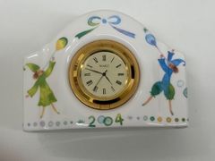 WAKO 陶器置き時計 SG018 長期保管品 不動品　S-0