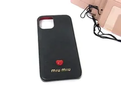 【新品未使用】miumiu iPhone12 mini ケース　スマホケース MIU MIU - MIU MIU クリスタル iPhone12 miniケースの通販 by