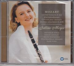 [CD/Warner] Mozart: Clarinet Concerto in A major, K.622 & Sinfonia Concertante in E-flat major, K.297 for Wind Instruments / Sabine Meyer (clarinet) & Diethelm Jonas (oboe), et al. & Hans Vonk & Staatskapelle Dresden 1990.6