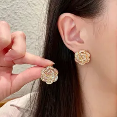 【今日特価】Chanel ヴィンテージ アルファベットピアス！送料無料 限定価格