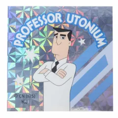 【メール便】パワーパフガールズ ステッカー コレキラステッカー PROFESSOR カミオジャパン デコシール キャラクター グッズ 