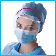 【在庫処分】手術用フェイスガード ミーガード専用交換フィルム MEG-1F(M) ●規格:ハーフフェイス●入数:10枚