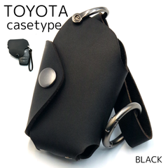[NONINA]  トヨタ キーケース 日本製 本革 for TOYOTA トヨタ 黒色 RAV4 C-HR 新型プリウス カローラ カムリ ランドクルーザープラド 新型クラウン プリウス ヤリス ヤリスクロス ハリアー ノア ランクル 新型 アルファード