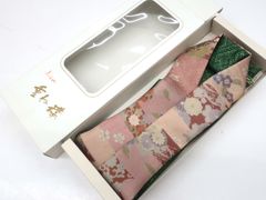 【京松】リサイクル着物 和装小物 重ね衿 箱付 kyo7w07-718