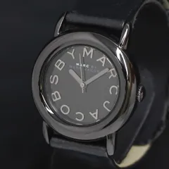 稼働 QZ マークバイマークジェイコブス MBM1186 黒文字盤 レディース腕時計 2000000 NSK KRK