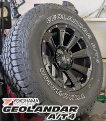 JL JK ラングラー 17インチ LEXXEL DeathRock ヨコハマ ジオランダー AT4 G018 275/70R17 285/70R17 295/70R17のサムネイル