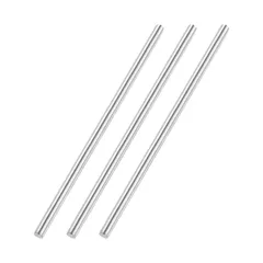 新品 3個セット DIYクラフト用 304ステンレス鋼の丸棒 4mmx100mm uxcell