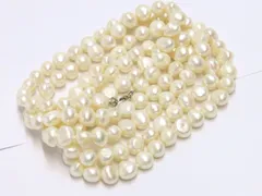 淡水パール　バロック　ロングネックレス　～0.9mm　120cm　18706012