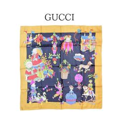 GUCCI グッチ スカーフ ヒグチユウコ 限定 コラボ アニマルプリント