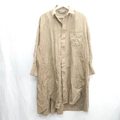 ◇ ⊂ ZARA ザラ 長袖 膝丈 ワンピース サイズM ブラウンカーキ レディース E  【1501230006125】