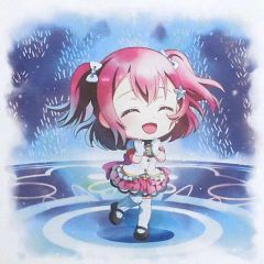 [중고] 캔버스 보드 · 캔버스 아트 쿠로사와 루비 MIRAI TICKET 캔버스 보드 [이치 반 쿠지 러브라이브! 선샤인!! 5th Anniversary] J상