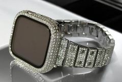 fs アップルウォッチ ステンレスベルト キラキラ Apple Watchバンド 