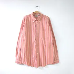 L.L.Bean コットン 長袖シャツ BDシャツ ストライプ アウトドア メンズL アウトドア L.L.Bean USA アメカジ 古着 CA0301