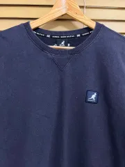 KANGOL(カンゴール) メンズ 黒 ラウンドスウェットシャツ L