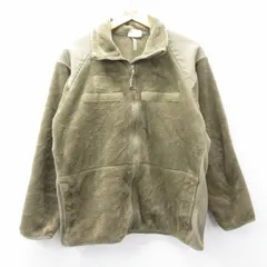 XL/古着 長袖 ミリタリー フリース ジャケット メンズ ECWCS GEN3 レベル3 ベージュ系 カーキ 25oct14 中古 アウター フライト
