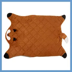 アニマルデザインの「サンド」クッション・ブランケット（W90×D120cm）／きつね