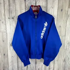 OLD adidas 00s アディダス ハイネック スタンドネック フルジップ ジャージ トラックジャケット メンズ L サイズ