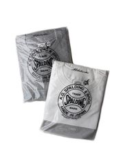 A.G.SPALDING & BROS PACK T-SHIRTS SET OF 2 |  A.G. スポルディング＆ブロス メンズ カジュアル  ホワイト グレー 日本製 2枚組 ベーシック 無地